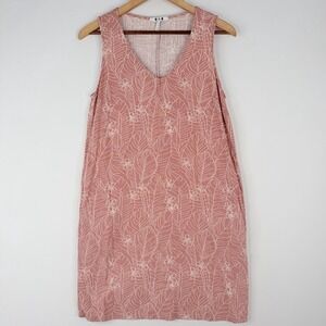 three dots linen dress Three Dots | Dresses | Three Dots Womens Blue White Striped 0 Linen Tie  Front Sleeveless Dress Small